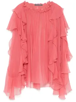 Alberta Ferretti: Шифоновая блуза 