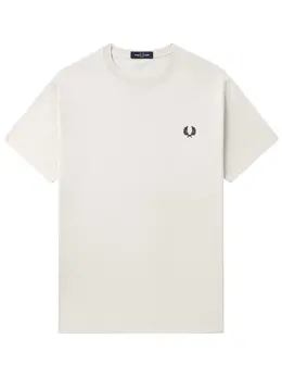 Fred Perry: Светлая футболка 