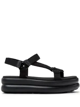 Camper: Чёрные сандалии  Pelotas