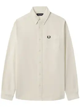 Fred Perry: Хлопковая рубашка 
