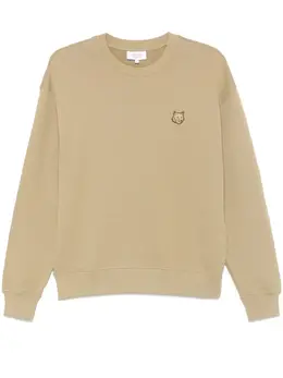 Maison Kitsuné: Бежевый свитшот 