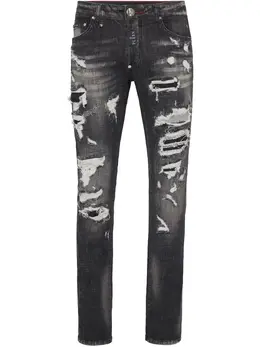 Philipp Plein: Рваные джинсы 