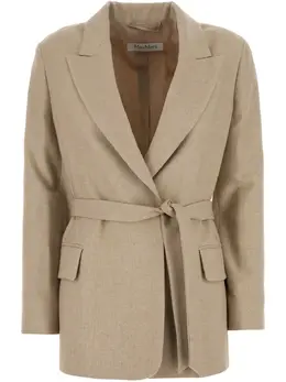 Max Mara: Бежевый жакет 