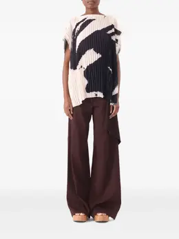 Jason Wu Collection: Блуза с абстрактным принтом 