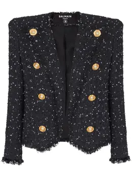 Balmain: Чёрная куртка  Spencer