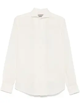 Canali: Льняная рубашка 