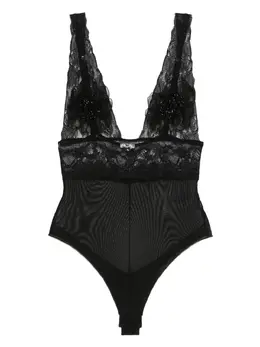 Elisabetta Franchi: Боди с цветочным принтом 
