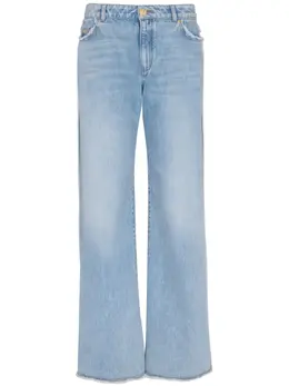 Balmain: Прямые джинсы 