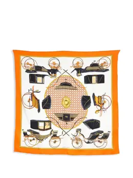 Hermès Pre-Owned: Оранжевый шарф 