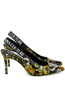Versace Jeans Couture: Чёрные туфли 