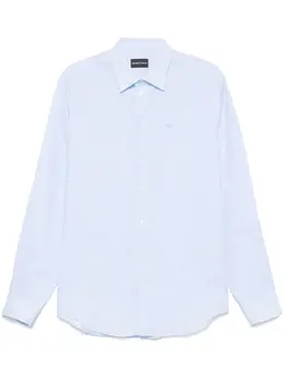 Emporio Armani: Голубая рубашка 