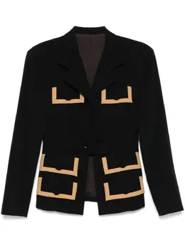 Yohji Yamamoto Pre-Owned: Чёрный жакет 