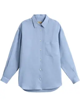 Woolrich: Льняная рубашка 