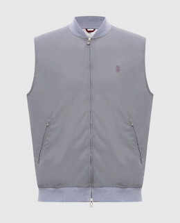 Brunello Cucinelli: Сірі жилети 