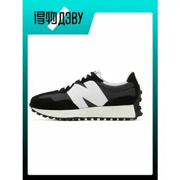 New Balance: Чёрные кеды  327