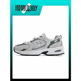New Balance: Серые кеды 