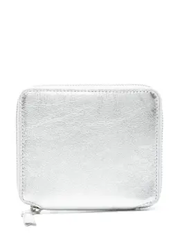 Comme Des Garçons Wallet: Серебристый кошелёк 