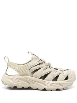 HOKA: Бежевые кроссовки 