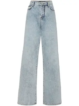 Philipp Plein: Светлые джинсы 