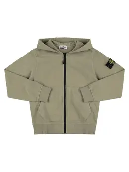 STONE ISLAND JUNIOR: Хлопковая толстовка 