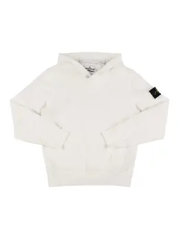 STONE ISLAND JUNIOR: Хлопковая толстовка 