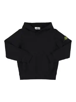 STONE ISLAND JUNIOR: Хлопковая толстовка 