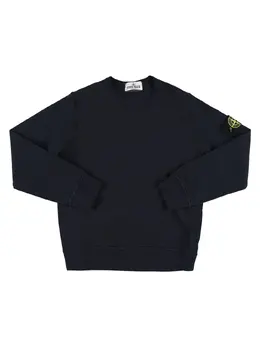 STONE ISLAND JUNIOR: Хлопковый свитшот 