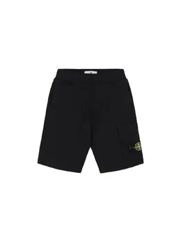 STONE ISLAND JUNIOR: Хлопковые шорты 