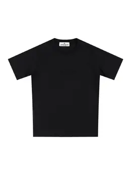 STONE ISLAND JUNIOR: Хлопковая футболка 