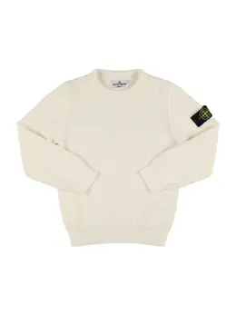 STONE ISLAND JUNIOR: Хлопковый свитер 