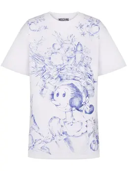 Moschino: Футболка с принтом 