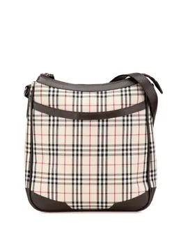 Burberry Pre-Owned: Коричневая сумка через плечо 