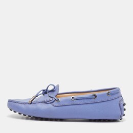 Tod's: Голубые мокасины 