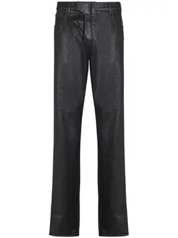 Balmain: Чёрные брюки 