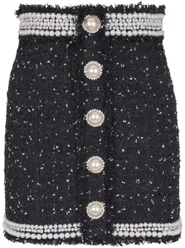 Balmain: Короткая юбка 