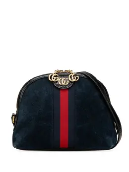Gucci Pre-Owned: Голубая сумка через плечо 