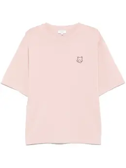 Maison Kitsuné: Розовая футболка 