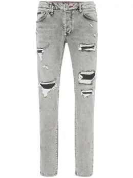 Philipp Plein: Рваные джинсы 