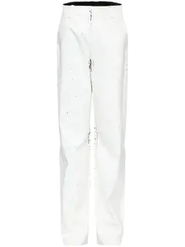 MM6 Maison Margiela: Белые брюки 
