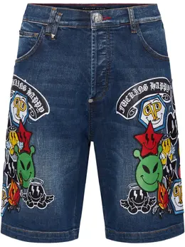 Philipp Plein: Голубые шорты 