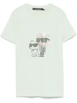 Karl Lagerfeld: Светлая футболка 