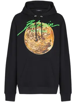 Balmain: Толстовка с принтом 