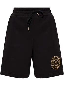 Versace Jeans Couture: Чёрные шорты 