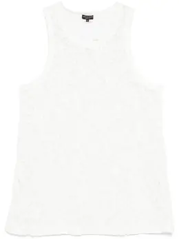 Comme des Garçons Homme Plus: Майка с растительным принтом 