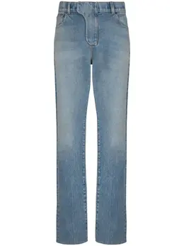 Balmain: Прямые джинсы 