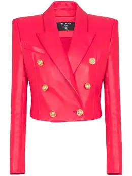Balmain: Красная куртка 