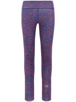 adidas by Stella McCartney: Синие легинсы 
