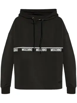 Moschino: Чёрная толстовка 