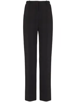 Balmain: Чёрные брюки 
