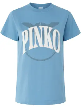 PINKO: Голубая футболка 